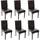 MCW Esszimmerstuhl Littau Kunstleder braun 6er Set