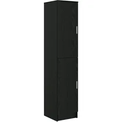 vidaXL Buffet-Schrank Schwarzeiche Holzwerkstoff Mittel Buffet-Schrank