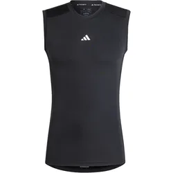 adidas Performance TECHFIT Compression Trainings-Tanktop Herren 095A - black XXL/T
