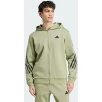 adidas Future Icons 3-Streifen Kapuzenjacke - Tent Green - M