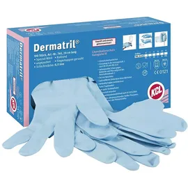 KCL Honeywell Einweghandschuh Dermatril 740 blau Nitril 100 St./Box