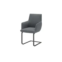 KOINOR Polsterschwingstuhl  Dining System 3 ¦ grau ¦ Maße (cm): B: 57 H: 95 T: 65.0