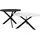 WFL GROUP Couchtisch Lev Schwarz/Weiß Rund 75 x 42 cm