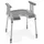 Invacare Aquatec Sorrento Duschhocker mit Armlehnen und Hygieneasschnitt 1532660