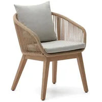 Kave Home Gartenstuhl PORTALO 2er Set naturfarbig