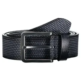 Lerros Herrengürtel Leder 105 Blau