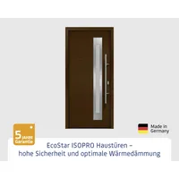 EcoStar Haustür ISOPRO IP 780S terrabraun 110 x 210 cm