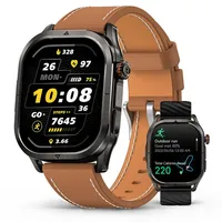 2025 KOSPET MAGIC P10 Smartwatch Herren Smartwatch Damen mit GPS, 50 Tagen Akkulaufzeit, 1,96-Zoll-AMOLED-Display, 5 ATM Wasserdicht mit Android IOS - Schwarz