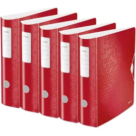 Leitz Active WOW DIN A4 80 mm Rot 5 St.