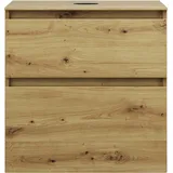 Burgbad Lin20 Waschtischunterschrank 60,2 x 48,7 x 66,1 cm Eiche Dekor Urban