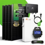 Balkonkraftwerk mit 1800W - Ja Solar X APsystems EZHI mit Felicity LPBA48100-OL 5,12 kWh