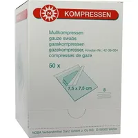 NOBAMED Mullkompressen 7,5 x 7,5 cm 100 St.