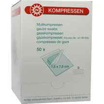 NOBAMED Mullkompressen 7,5 x 7,5 cm 100 St.