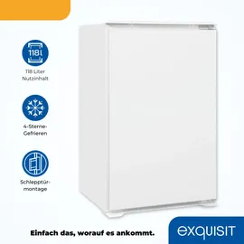 Exquisit EKS131-4-E-040D Einbaukühlschrank (118 l, 890 mm hoch)