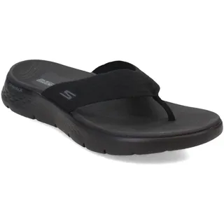 SKECHERS Go Walk Flex Sandal-Splendor Flipflop, Black Textile, 39