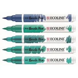 Talens ECOLINE® Brush-Pens grün, 5 St.