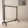 deluke Garderobenständer LENN 120 x 38 x 120 cm Schwarz