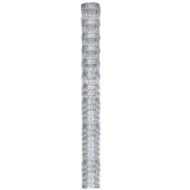 vidaXL Maschendrahtzaun 500 x 160 cm Silber/Stahl