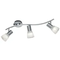 Trio Attraktiver 18W LED Spot Strahler Chalet Nickel matt