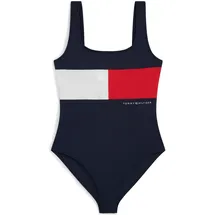 Tommy Hilfiger Badeanzug Damen Blau 140/146
