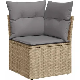 vidaXL Garten-Lounge-Set 9-tlg. beige