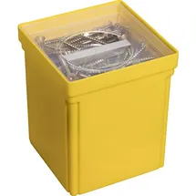 Allit AG Kunststofftechnik allit Einsatzbox EuroPlus Insert >L<130/3 gelb - Gelb