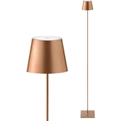 Akku-Stehleuchte Nuindie 1200mm bronze rund