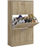 VCM Sipos L 59 x 105 x 22 cm braun / Eiche
