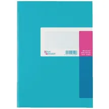 KÖNIG & EBHARDT Notizbuch DIN A4 Kariert Gebunden Pappe Blau 80 Seiten 40 Blatt