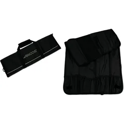 Arcos Messer Roll Bag - Messer Rolltasche zu 8 Stück - 100% Polyester 500 x 510 mm - Farbe Schwarz (MESSER NICHT ENTHALTEN)