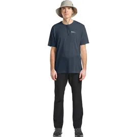 Jack Wolfskin Vonnan Kurzarm-t-shirt - Midnight Sky - M