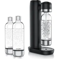 Arendo Wassersprudler Soda Maker 3x 1L PET-Flasche, BPA-frei, fein