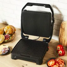 Tefal Gc272d10 Tischgrill, Silber, Schwarz
