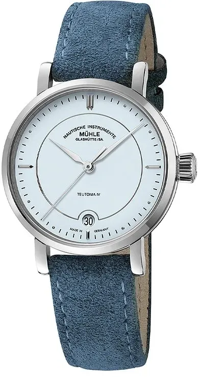 Mühle-Glashütte Damenuhr Teutonia IV Lady M1-44-52 LB II - silber