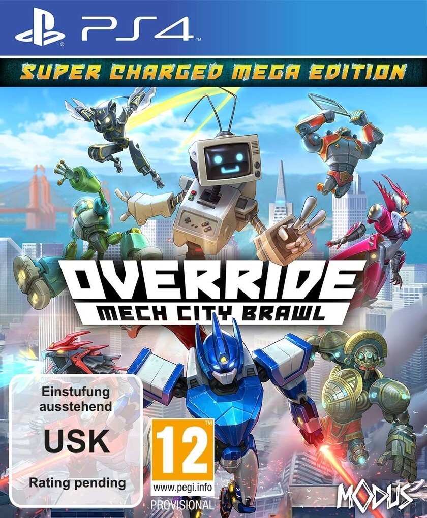 Override Mech City Brawl 1 PS4-Blu-ray Disc (Super Charged Mega Edition)