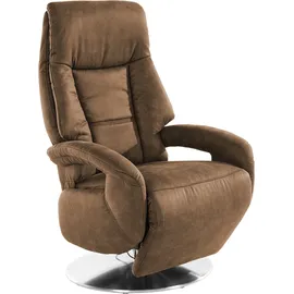 sit&more TV-Sessel SIT & MORE "Enjoy", braun (cognac), B:74cm H:113cm T:77cm, Luxus-Kunstleder;NaturLEDER (echtes Rindsleder);Luxus-Microfaser (100% Polyester);Liegefläche ausgezogen: 168 cm, Sessel, Fernsehsessel, in Größe L, wahlweise mit Motor und Aufstehhilfe