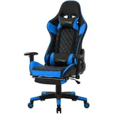 ML-Design Gaming-Stuhl, Blau, Metall, 68x135x73 cm, Kinder- & Jugendzimmer, Jugendmöbel, Gamingstühle