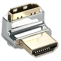 Lindy 41506 HDMI Adapter, 90 Grad ''Rauf'', gold