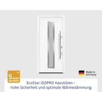 EcoStar Haustür ISOPRO IP 700S verkehrsweiß 110 x 210 cm