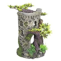 Nobby Aqua Ornaments TURM mit Bonsai 9 x 10 x 15 cm,