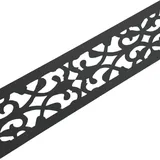 zaun|zu® Sichtschutzstreifen 19 x 255 cm Anthrazit Metall 2 St.