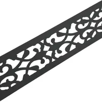 zaun|zu® Sichtschutzstreifen 19 x 255 cm Anthrazit Metall 2 St.