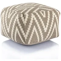 Amagohome Kelim Sitzwürfel 50x50 H35cm Pouf Fußhocker Sitzhocker Bodenkissen