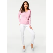 Heine V-Pullover Rosa 42