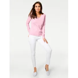 Heine V-Pullover Rosa 42