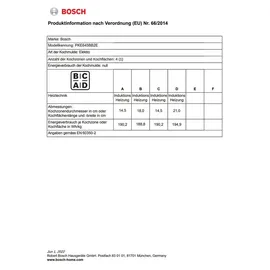 Bosch Herdset 71L + Glaskeramikkochfeld 60cm
