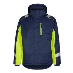Winterjacke "1871-354" Cargo - M - marine/warngelb