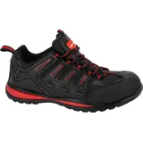 LAHTI PRO Leder/Oxford Schuhe Schwarz-Rot, Sb, "46", Ce, Lahti - Schwarz/Rot - 46