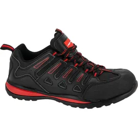 LAHTI PRO Leder/Oxford Schuhe Schwarz-Rot, Sb, "46", Ce, Lahti - Schwarz/Rot - 46
