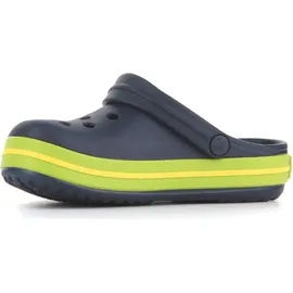 Crocs Kid's Crocband Clog Navy/Volt Green 20,5